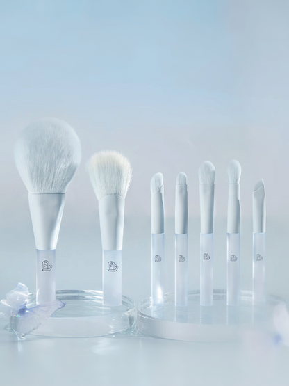 BLJ Mini Make Up Brush Zip Pouch Set 9pcs - 2 Type