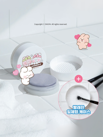 STUDIO 17 Brush & Puff Cleanser Shuya Toya Edition