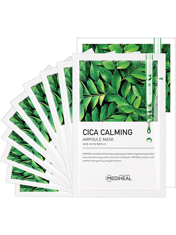 MEDIHEAL Cica Calming Ampoule Mask 10pcs