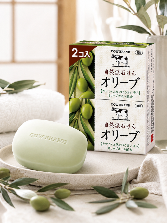 COW BRAND Olive Soap 2pcs