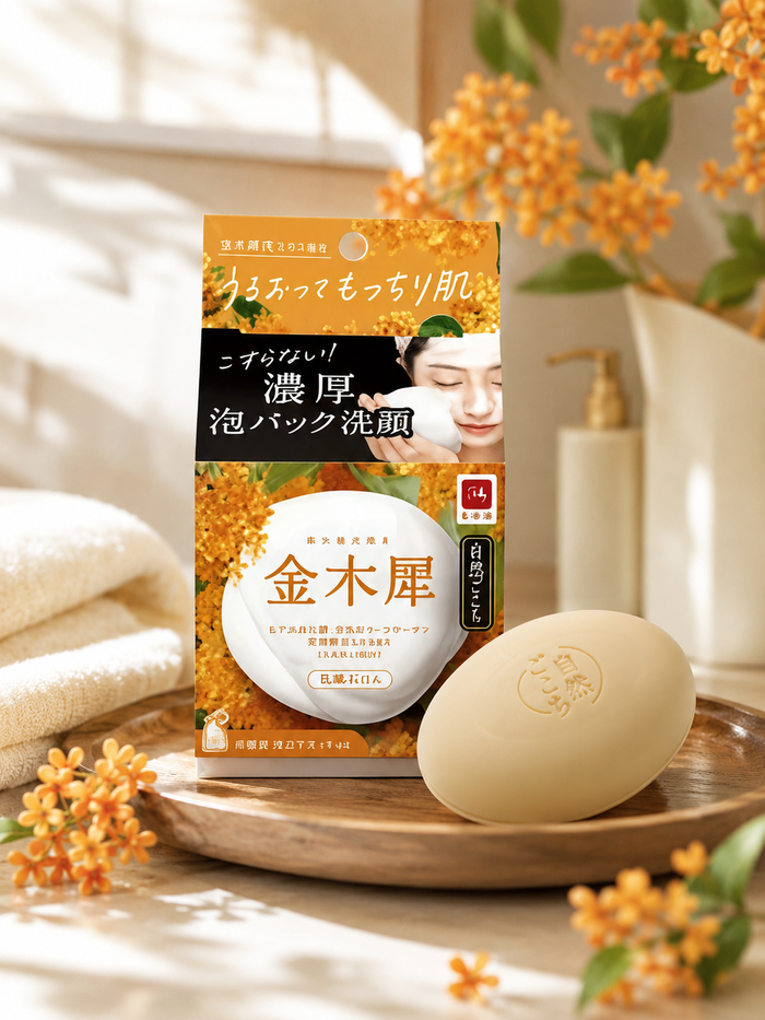 COW BRAND SHIZENGOKOCHI Facial Soap Fragrant Olive