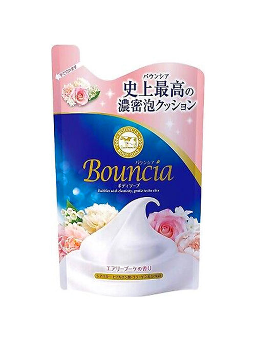COW BRAND Bouncia Body Soap Pump Airy Bouquet 480ml