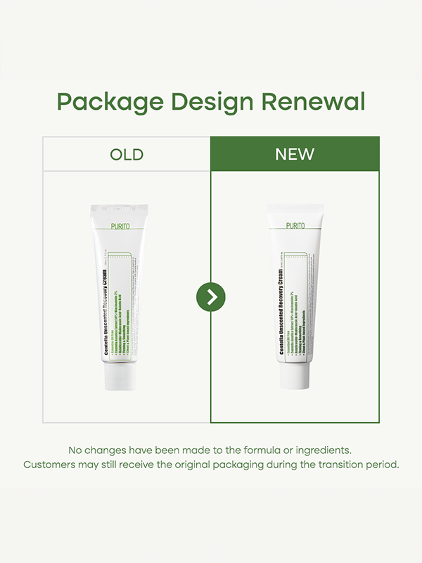 PURITO Centella Crème Réparatrice sans parfum 50 ml