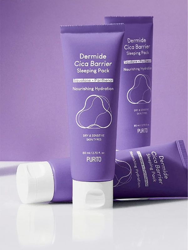 Purito Dermide Cica Pack de Couchage Barrière 80 ml