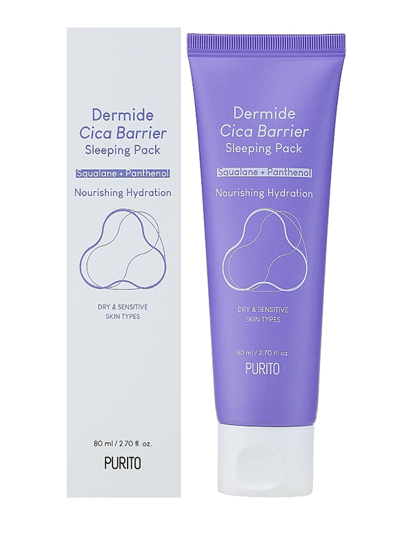 PURITO Dermide Cica Barrier Masque de Nuit 80ml