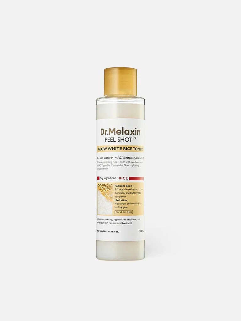 DR MELAXIN Peel Shot Glow Rice Toner 200ml