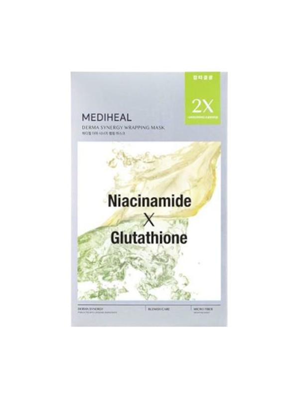 MEDIHEAL Masque Enveloppant Derma Synergy Niacinamide & Glutathion (10)