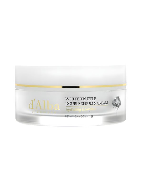 D'ALBA Sérum et Crème Double Truffe Blanche