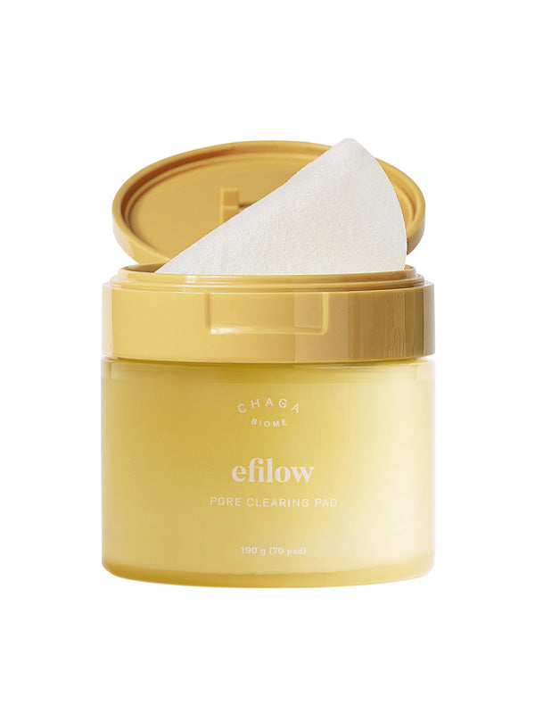 EFILOW Tampons clarifiants Biome Chaga Mushroom pour les pores 70 pièces
