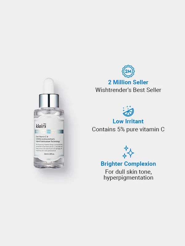 DEAR KLAIRS Sérum à la Vitamine C Fraîchement Pressée 35ml