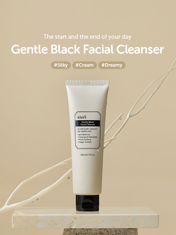 DEAR KLAIRS Gentle Black Facial Cleanser 140ml