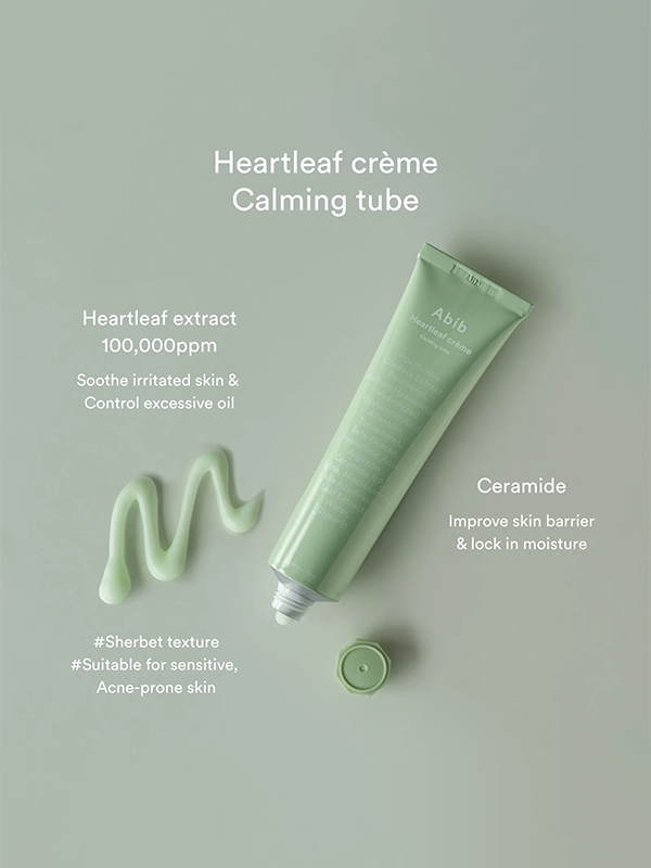 ABIB Crème apaisante Heartleaf Tube 75ml