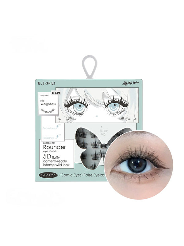 BLJ Comic Eyes Glue free False Eyelashes