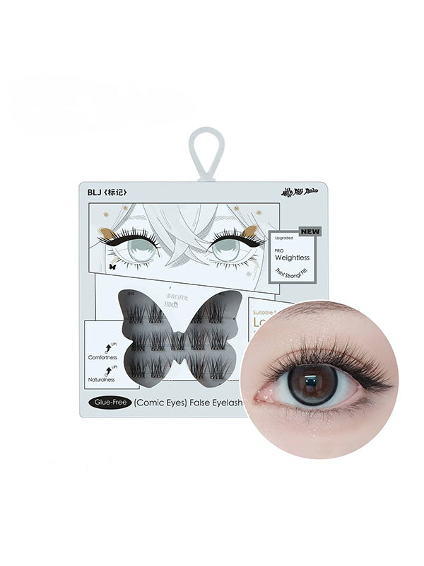 BLJ Comic Eyes Glue free False Eyelashes