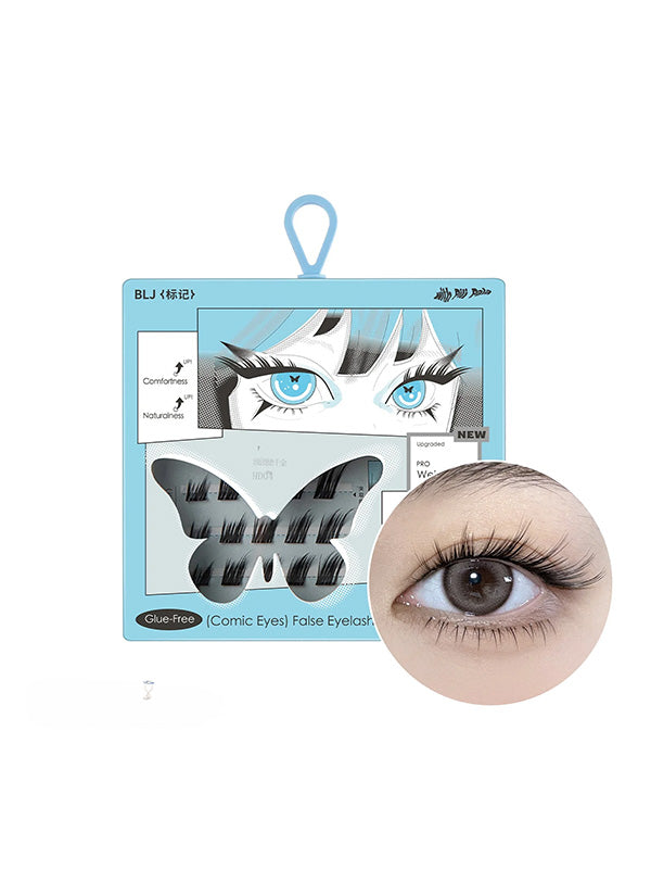 BLJ Comic Eyes Glue free False Eyelashes