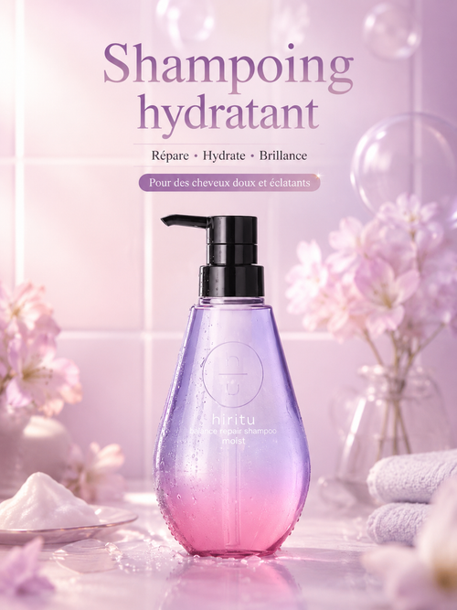 HIRITU Balance Repair Moist Shampoo or Treatment 410ml