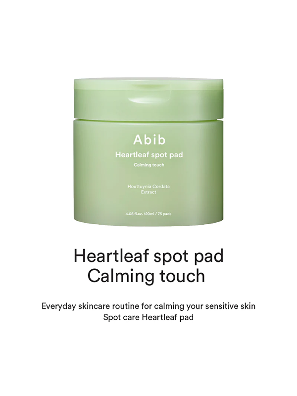 ABIB Heartleaf Spot Pad Calming Touch 75 pièces