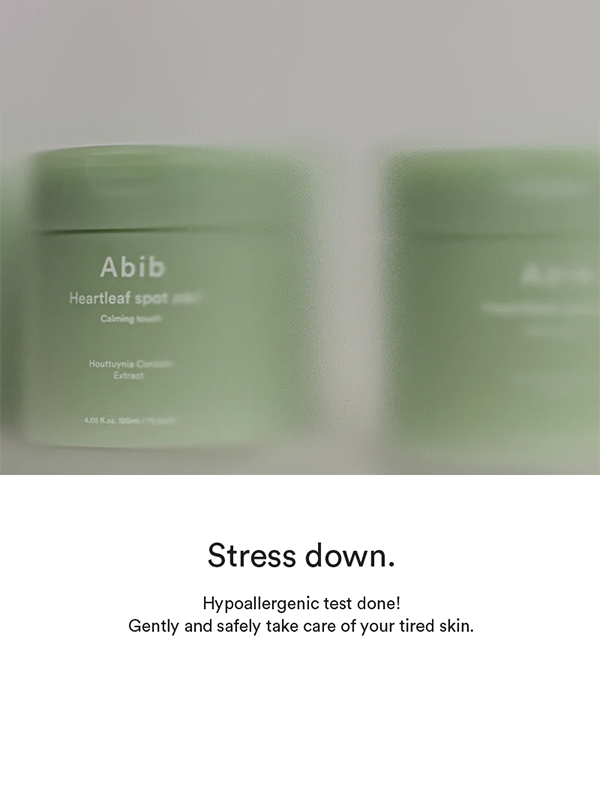 ABIB Heartleaf Spot Pad Calming Touch 75 pièces