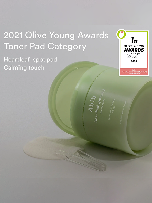 ABIB Heartleaf Spot Pad Calming Touch 75 pièces