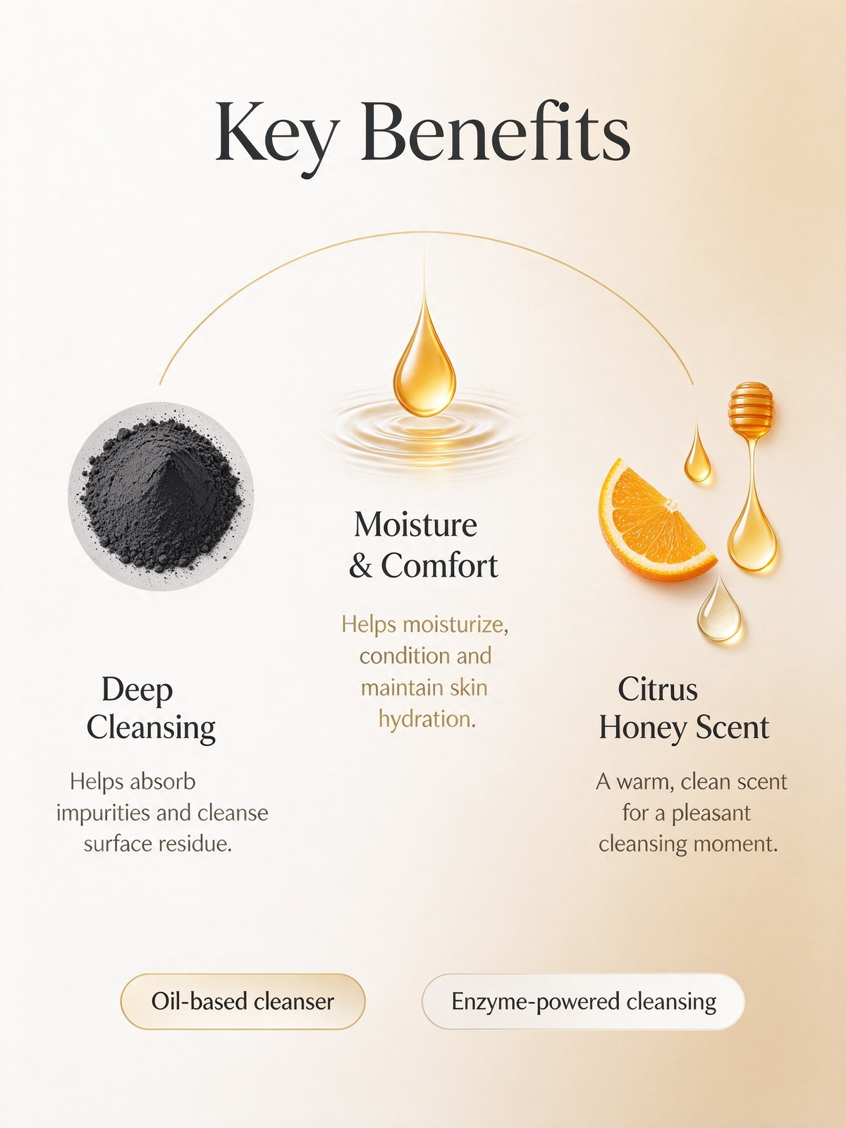 HONEY Skin Care Cleansing Oil Black 180ml