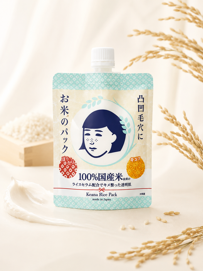 ISHIZAWA Keana Pore Care Rice Cream Mask 170g