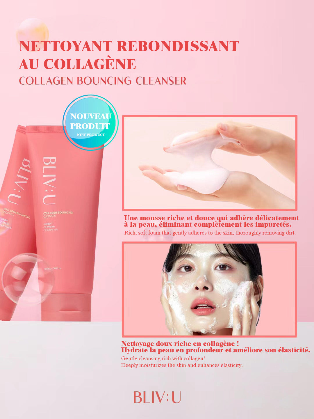 BLIV:U Collagen Bouncing Cleanser