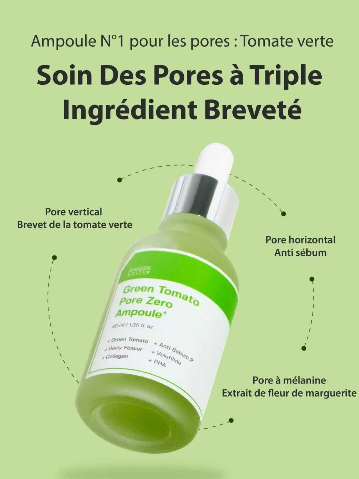 SUNGBOON EDITOR Green Tomato Pore Lifting Ampoule