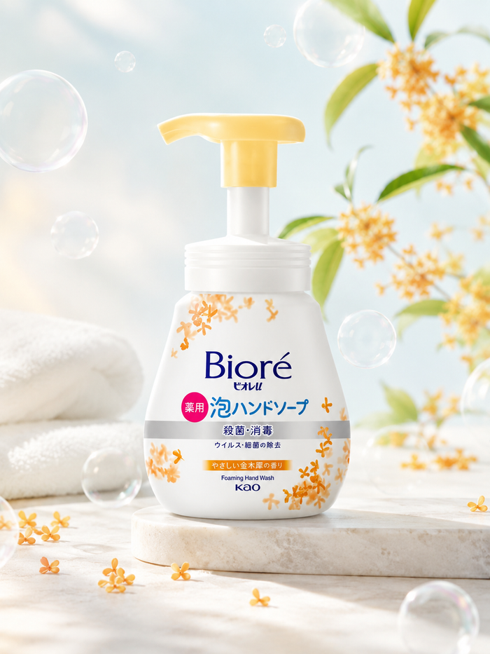 KAO Biore Foaming Hand Soap Osmanthus 240ml