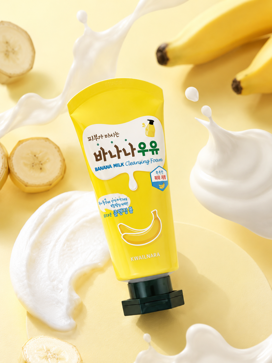 KWAILNARA Banana Milk Cleansing Foam 120ml