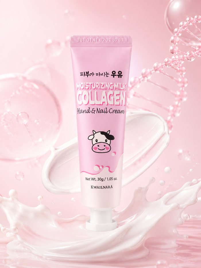 KWAILNARA Moisturizing Milk Collagen Hand & Nail Cream 30g