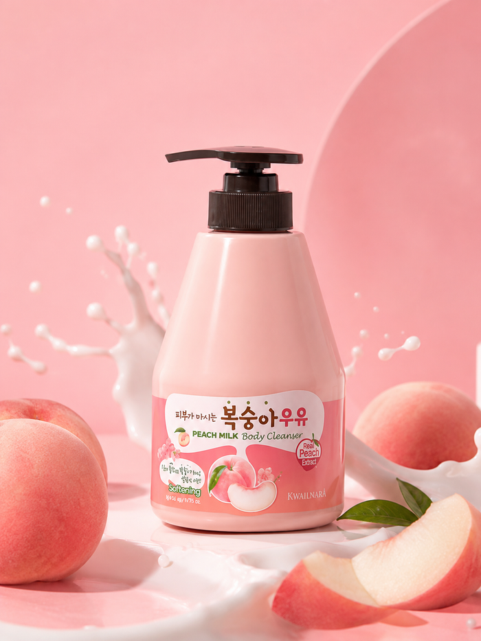 KWAILNARA Peach Milk Body Soap 560g