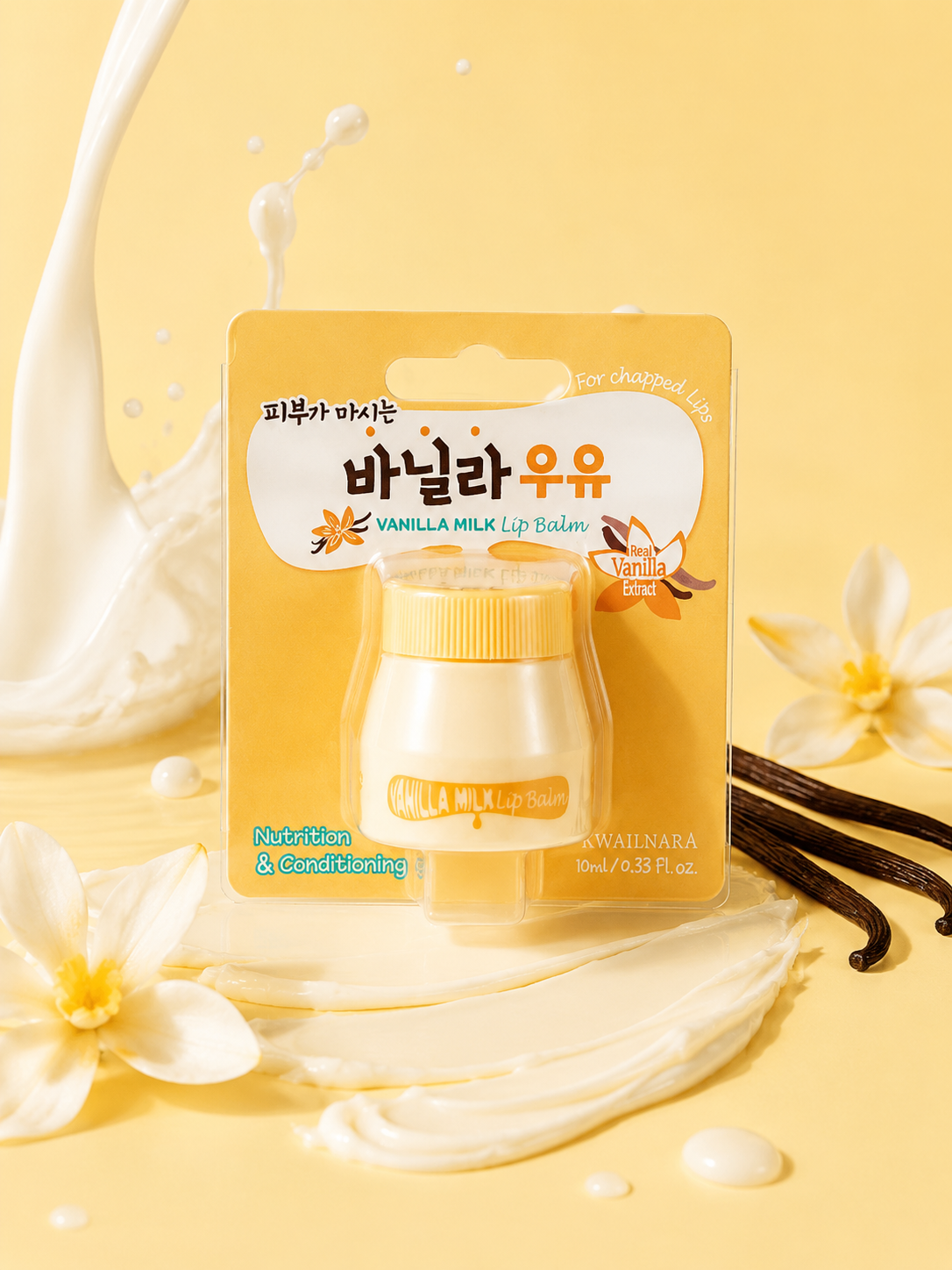 KWAILNARA Vanilla Milk Lip Balm