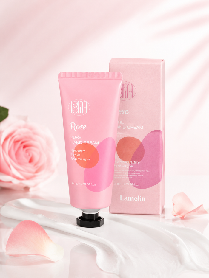 LAMELIN Pure Hand Cream Rose 100ml