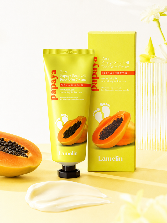 LAMELIN Pure Papaya Sea Oil Foot Balm Cream 100ml