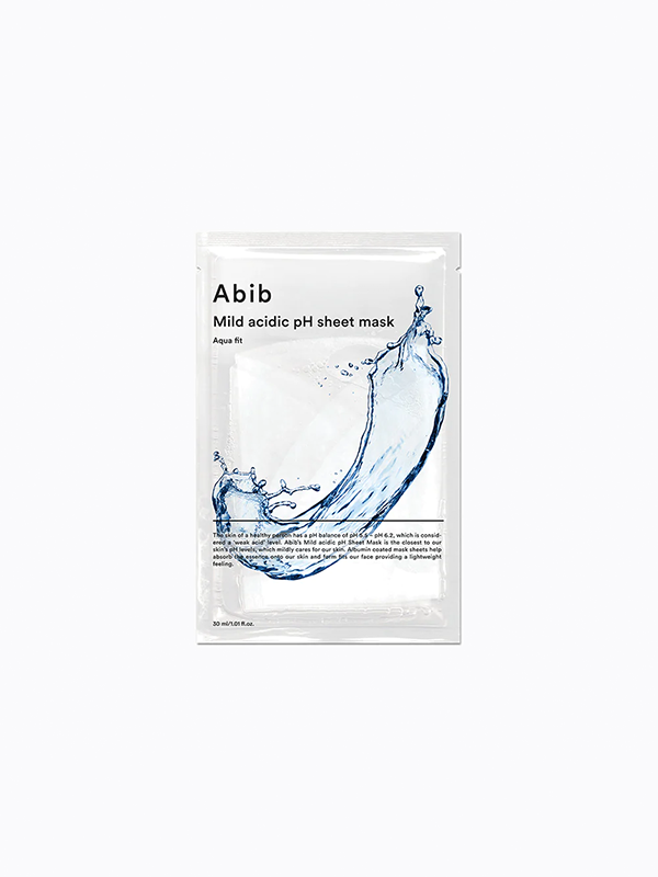 Abib Masque en Tissu PH Acide Doux Aqua Fit 10pcs