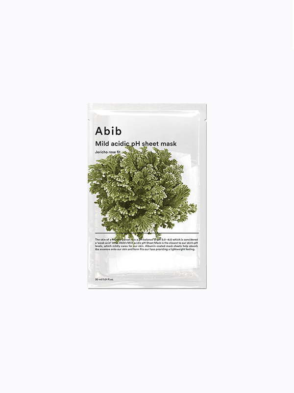 Abib Masque en tissu au pH acide doux Jericho Rose Fit 10pcs