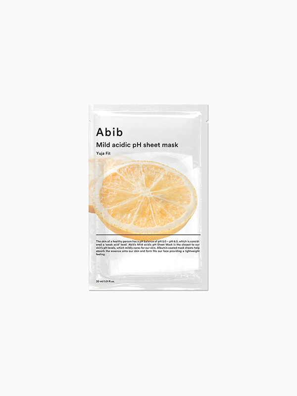 ABIB Mild Acidic PH Sheet Mask Yuja Fit 10 masques