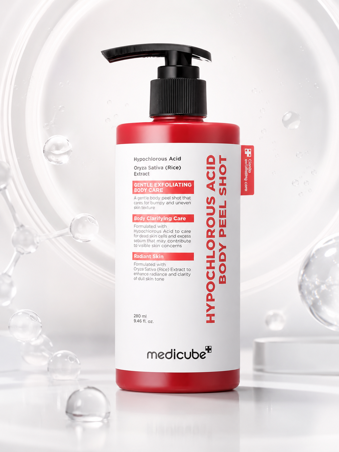 MEDICUBE Hypochlorous Acid Body Peel Shot 280ml