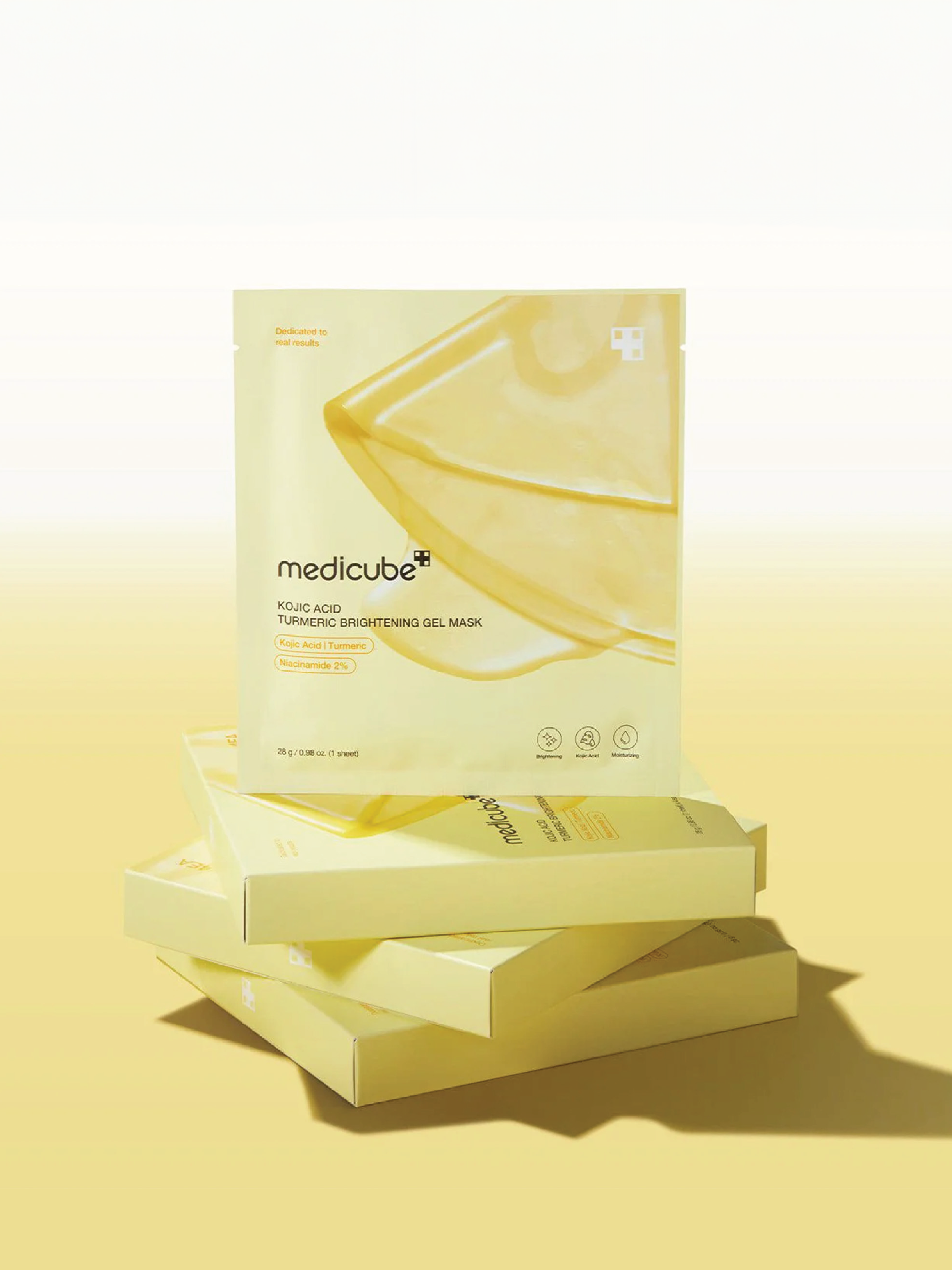 MEDICUBE Kojic Acid Turmeric Brightening Gel Mask