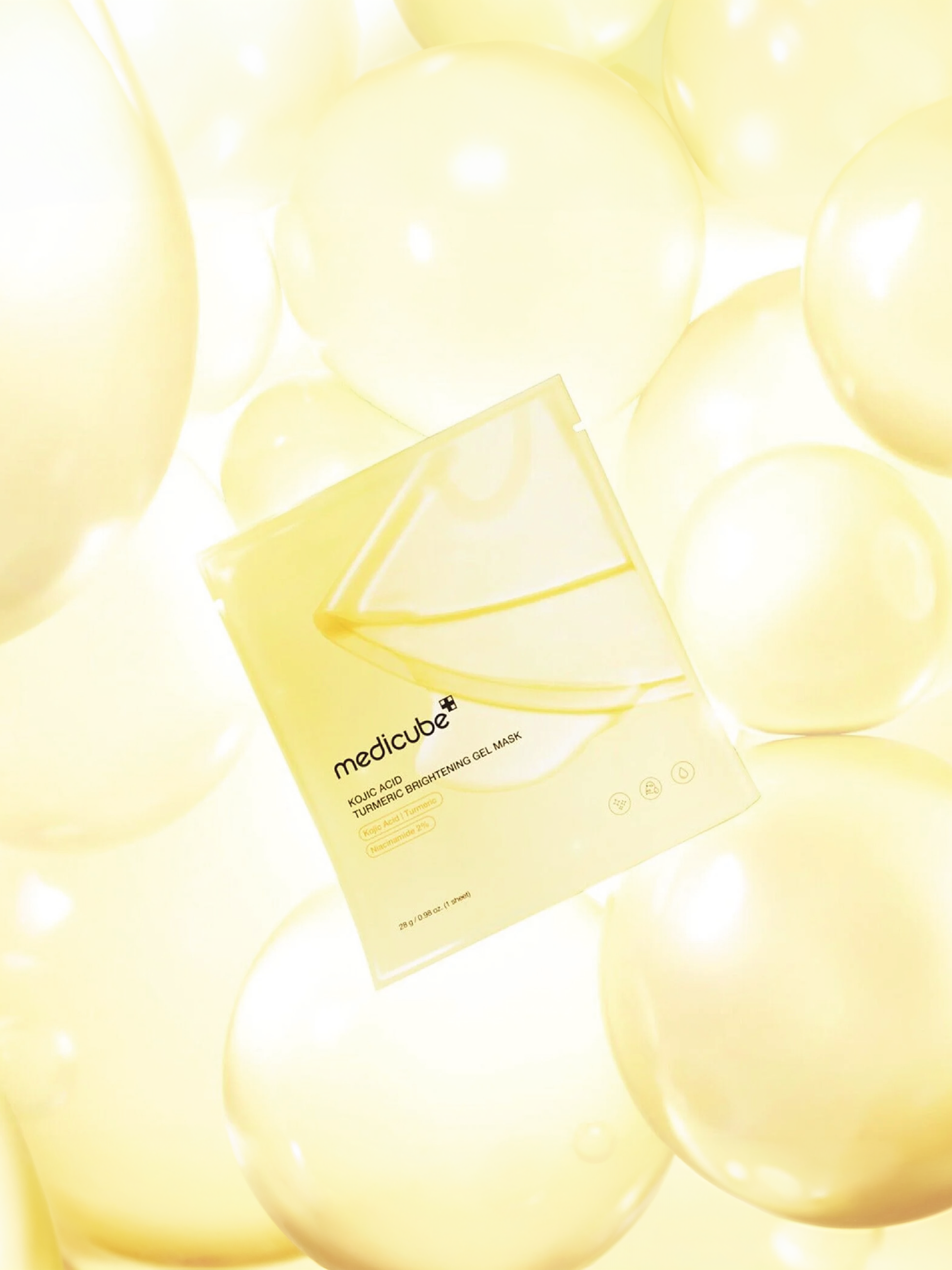 MEDICUBE Kojic Acid Turmeric Brightening Gel Mask