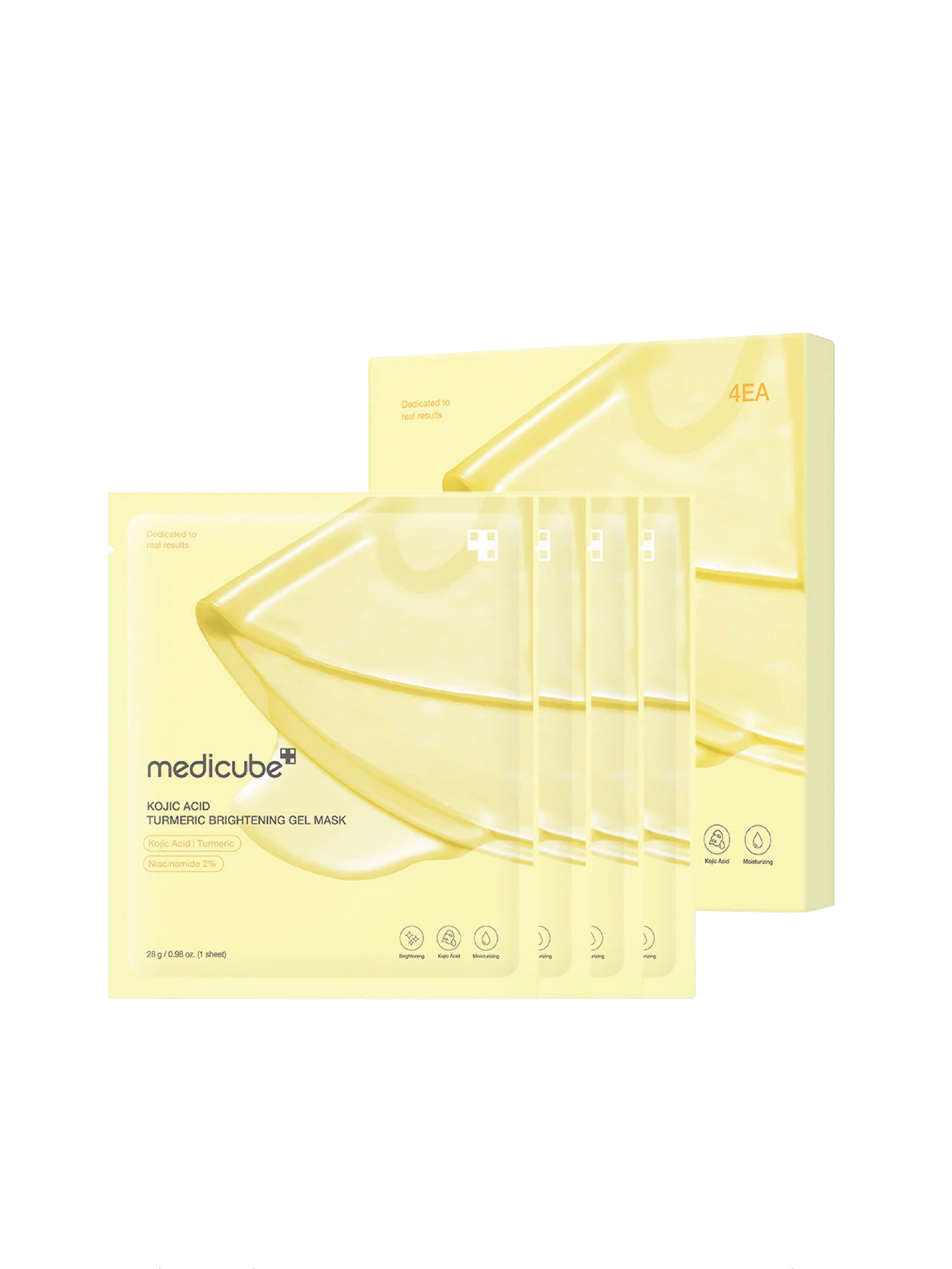 MEDICUBE Kojic Acid Turmeric Brightening Gel Mask