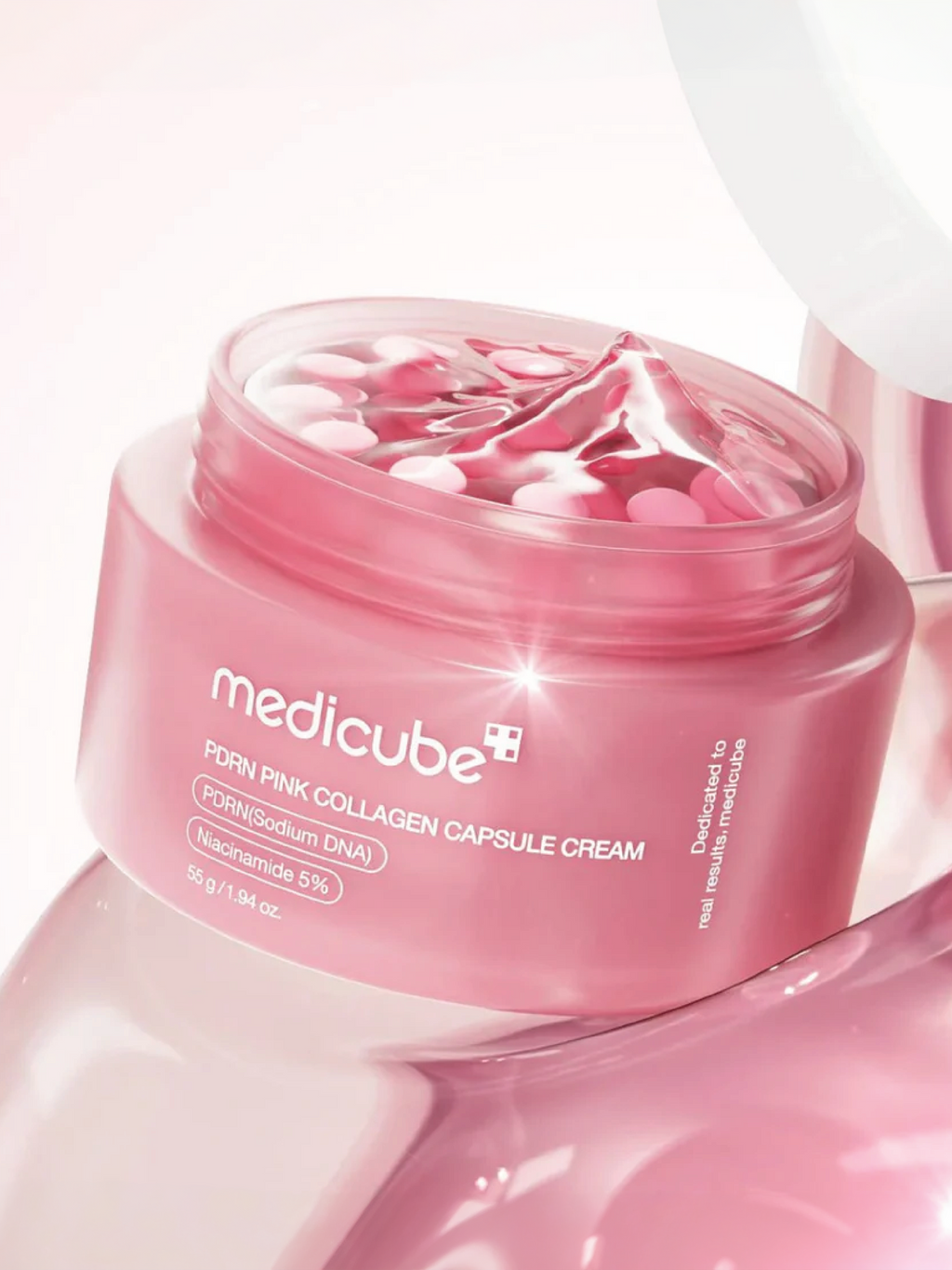 MEDICUBE Crème Capsule de Collagène Rose PDRN