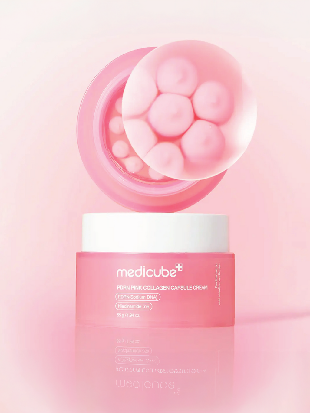 MEDICUBE Crème Capsule de Collagène Rose PDRN