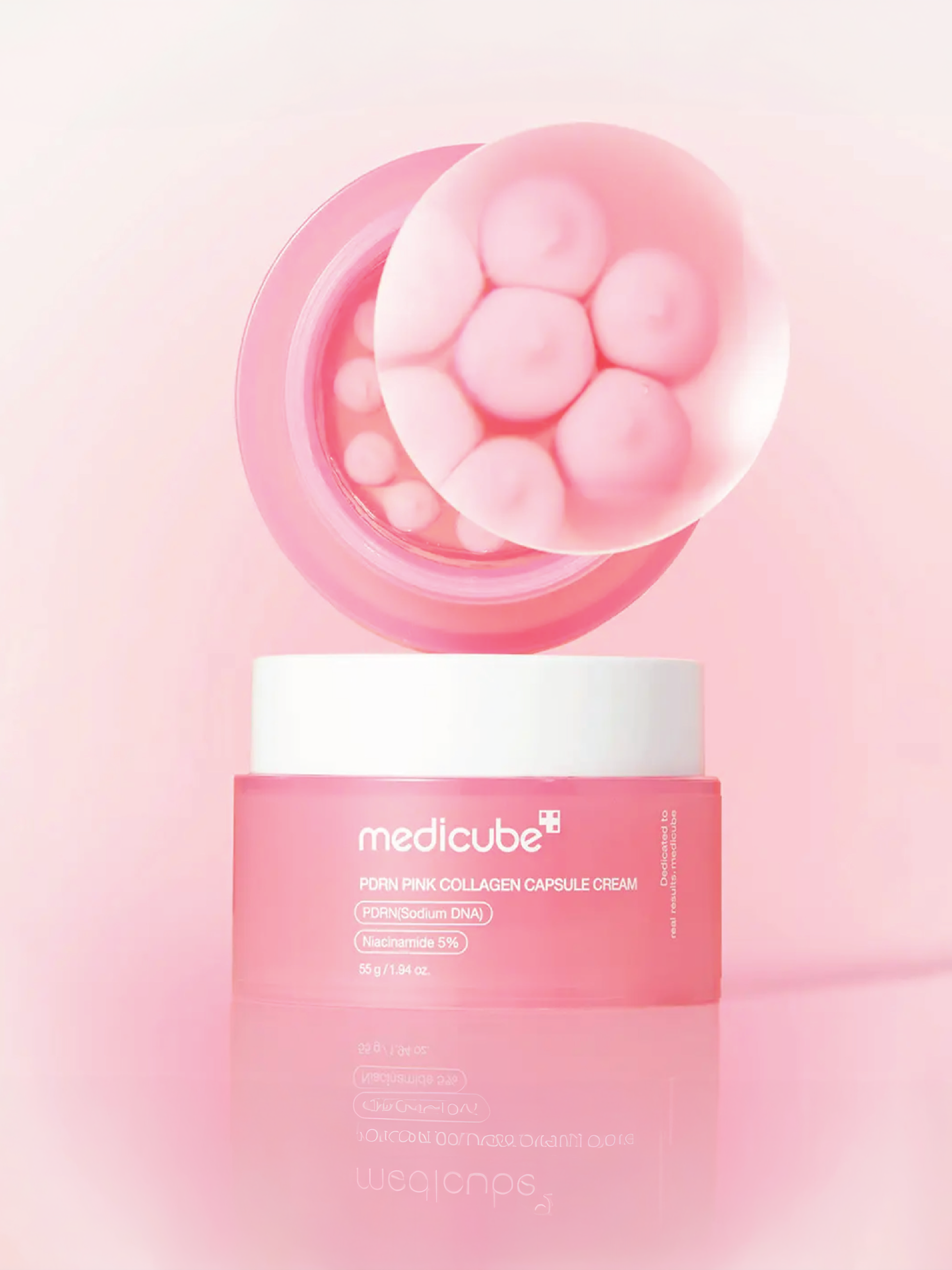 MEDICUBE Crème Capsule de Collagène Rose PDRN