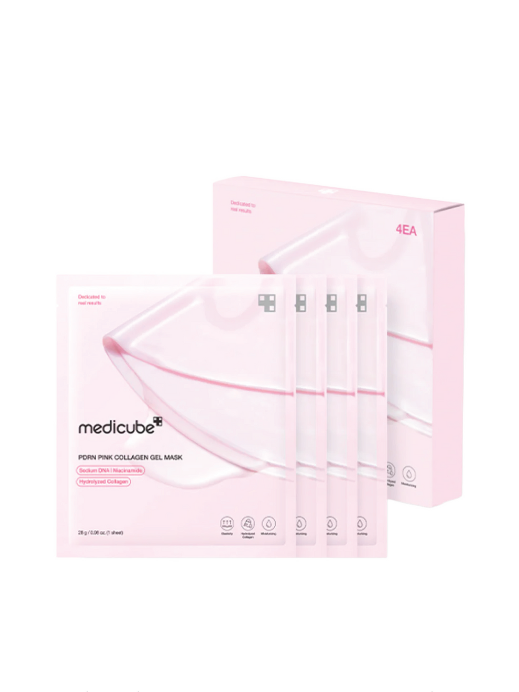 Masque Gel au Collagène Rose PDRN MEDICUBE 1pc