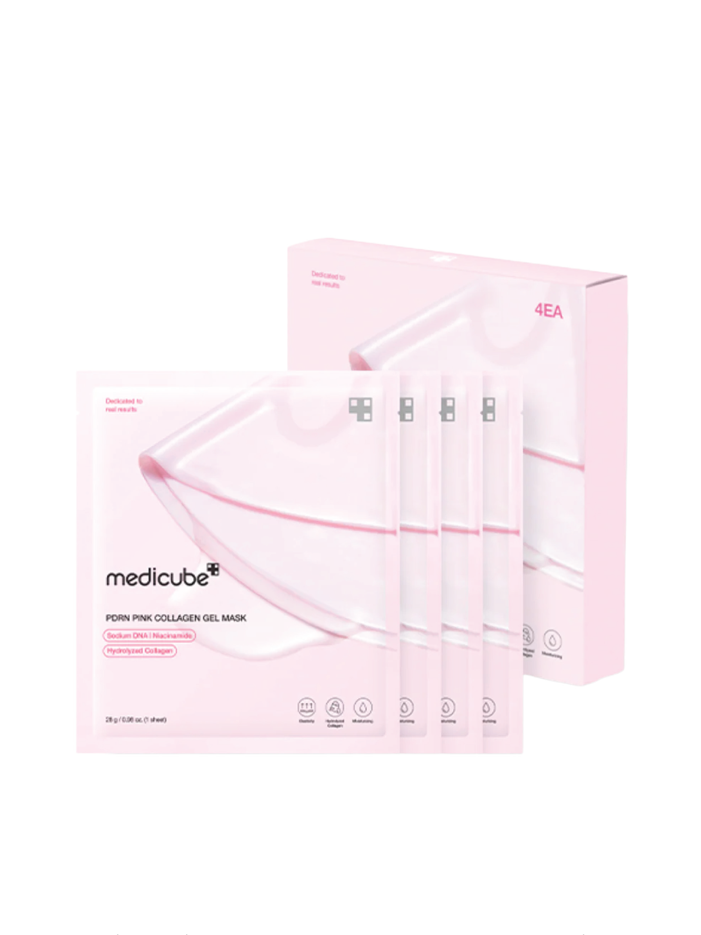 Masque Gel au Collagène Rose PDRN MEDICUBE 1pc