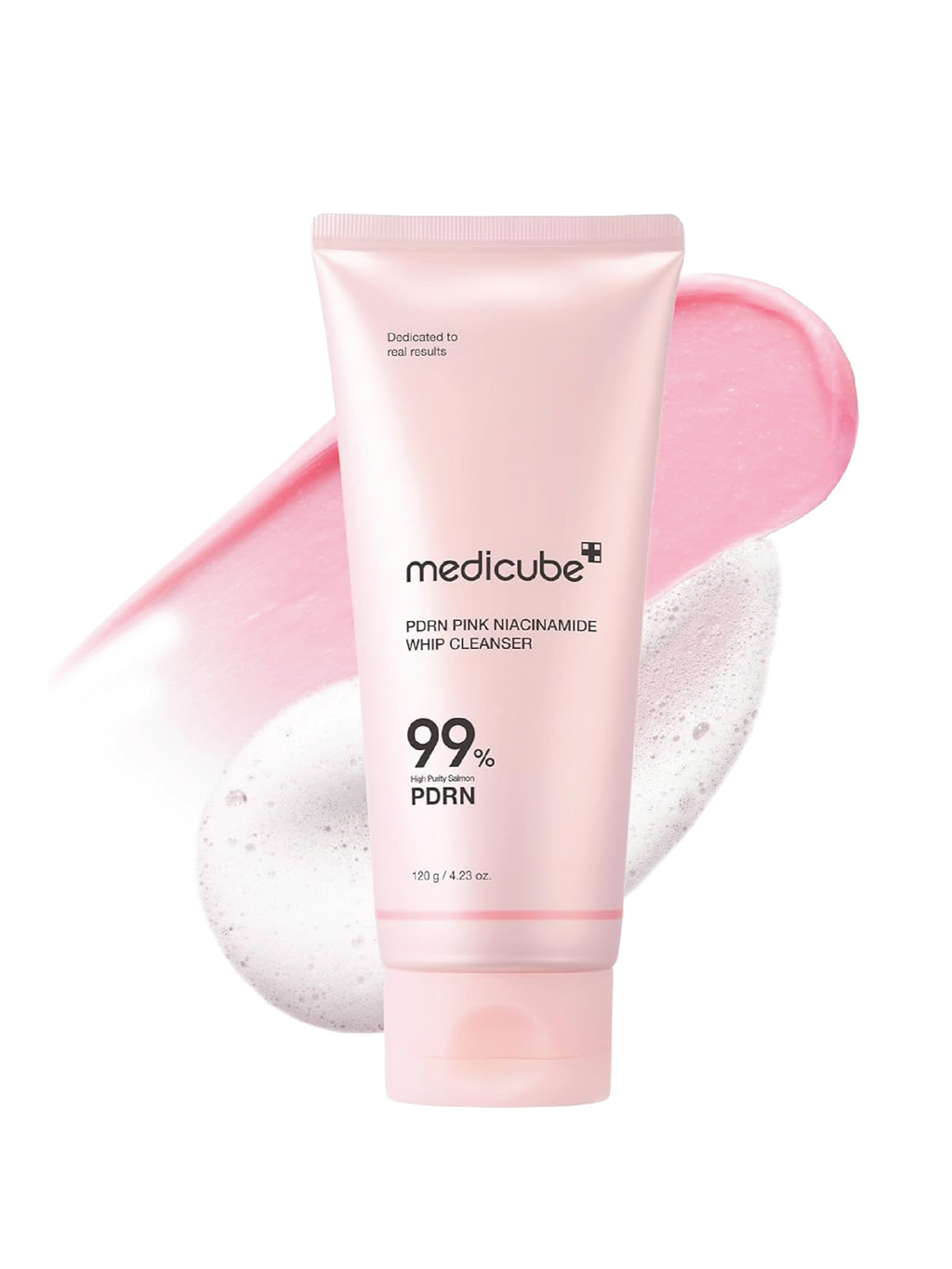MEDICUBE PDRN Pink Niacinamide Whip Cleanser 120g