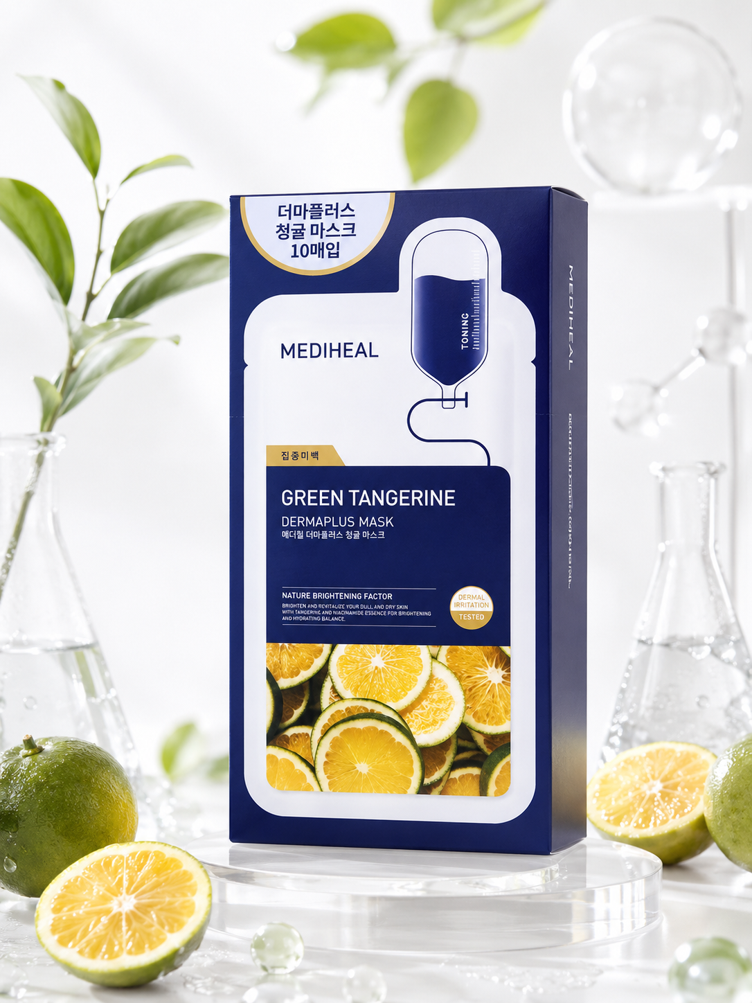 MEDIHEAL Dermaplus Green Tangerine Mask (10)