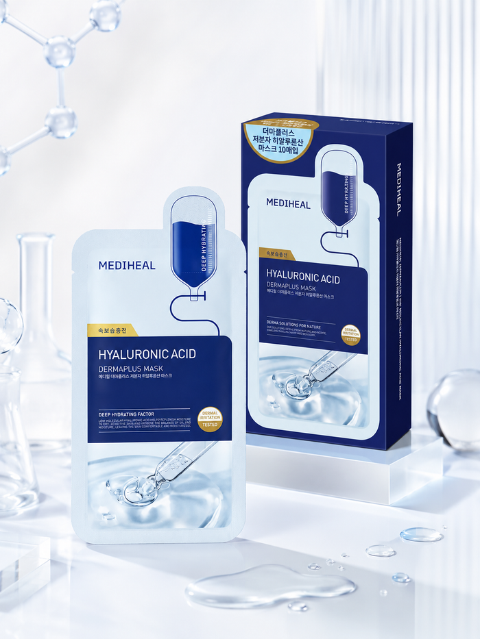 MEDIHEAL Dermaplus Low Molecular Hyaluronic Acid Mask (10)