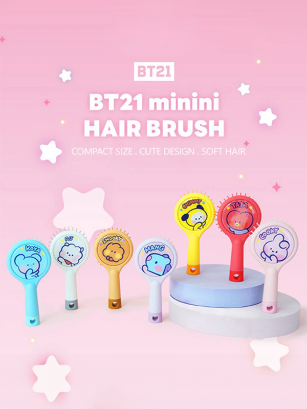 BT21 Minini Hair Brush Cooky